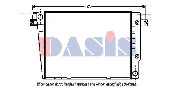 AKS DASIS Radiators, Motora dzesēšanas sistēma 050880N